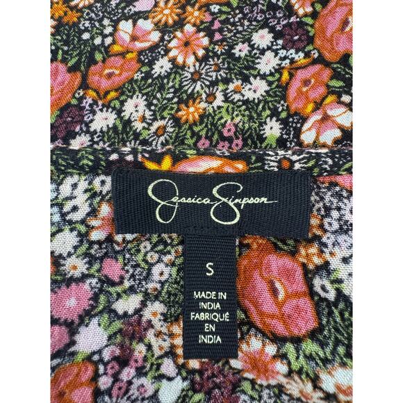 Jessica Simpson SMALL Garden Escape LEILANI floral open front cardigan duster - Picture 5 of 14